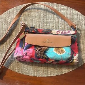 Bright Floral Crossbody Bag